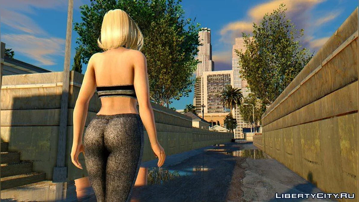 Лана в уличной одежде / GTA San Andreas