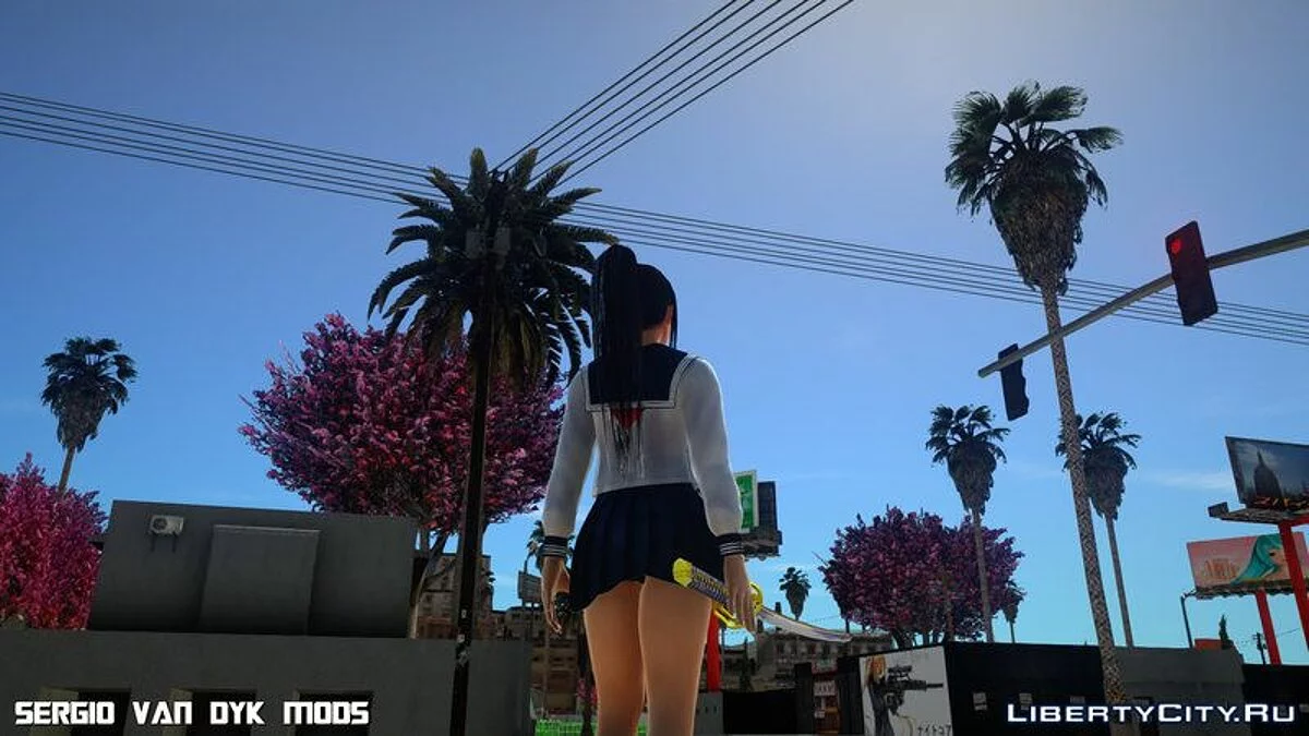 Матрос Кокоро с катаной / GTA San Andreas