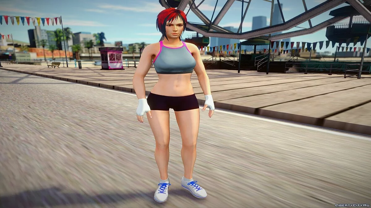 Мила из DoA в тренировочной одежде / GTA San Andreas