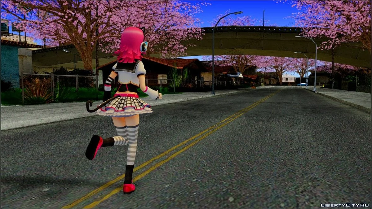 Рина Тенодзи из аниме Love Live!  / GTA San Andreas