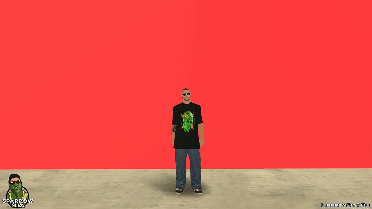 Скин Nane Skull в очках / GTA San Andreas