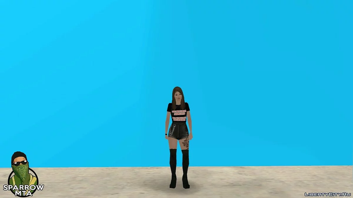 Женский персонаж Raise Hell / GTA San Andreas