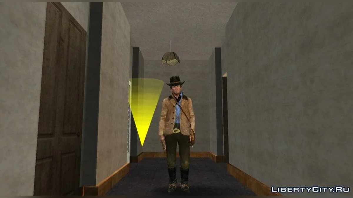 Артур Морган из RDR 2 / GTA San Andreas