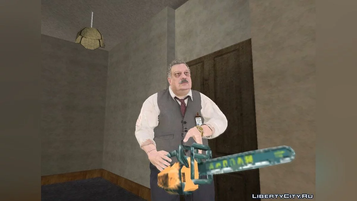 Брайан Айронс из RE2 remake / GTA San Andreas
