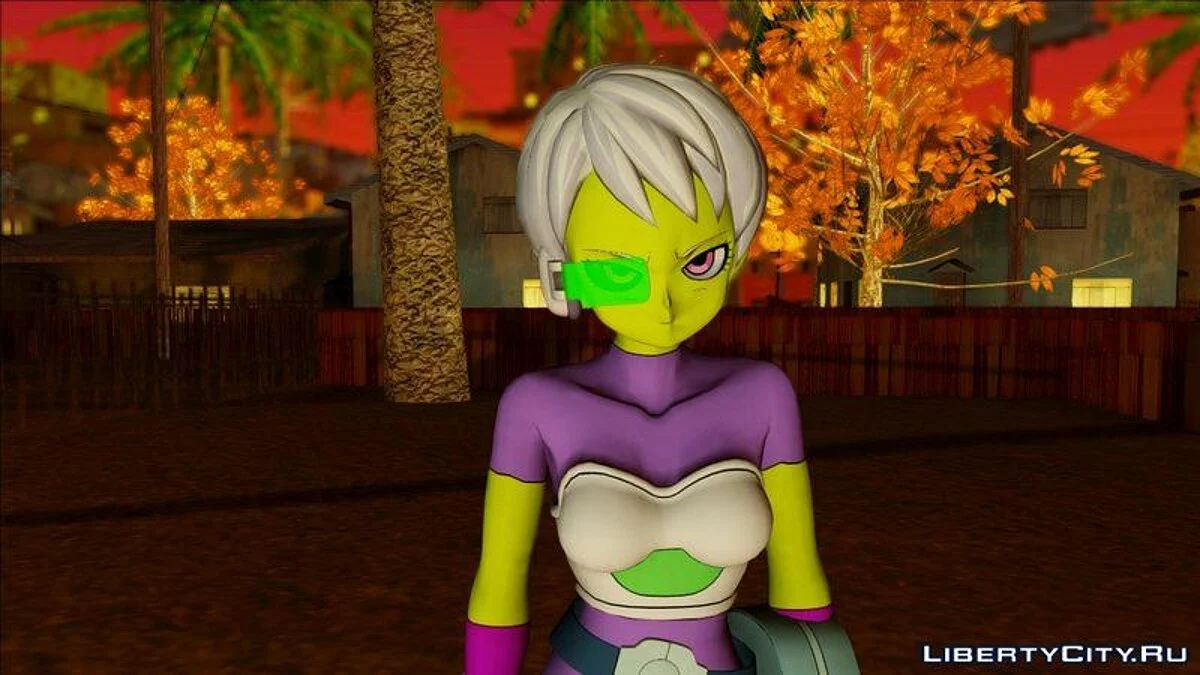 Cheelai из Dragon Ball FighterZ / GTA San Andreas