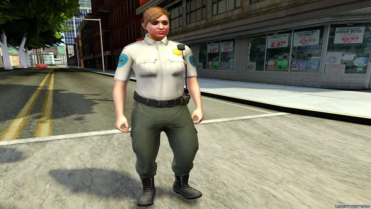 Девушка коп из GTA Online / GTA San Andreas