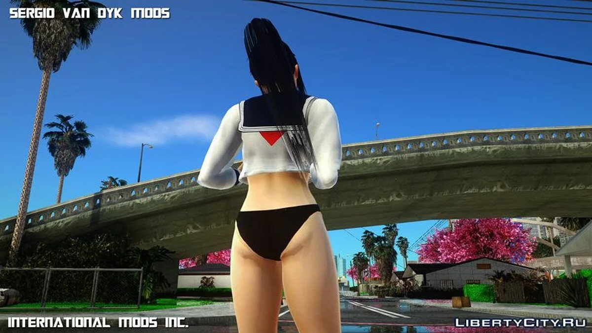 Горячая Кокоро в матросской школьной форме / GTA San Andreas