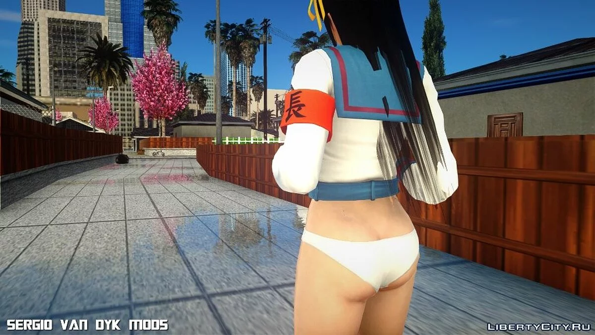 Горячая Кокоро в униформе матроса / GTA San Andreas