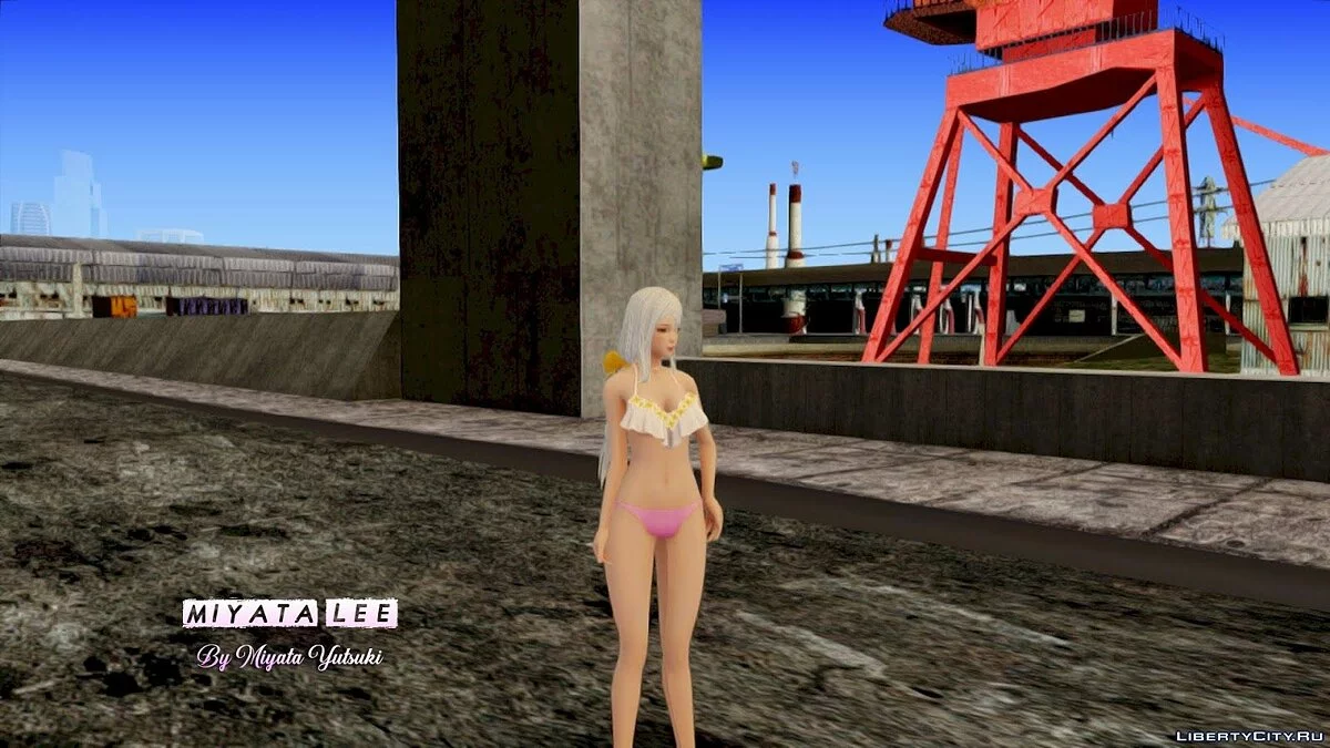 Хару в купальнике из игры OverHit / GTA San Andreas