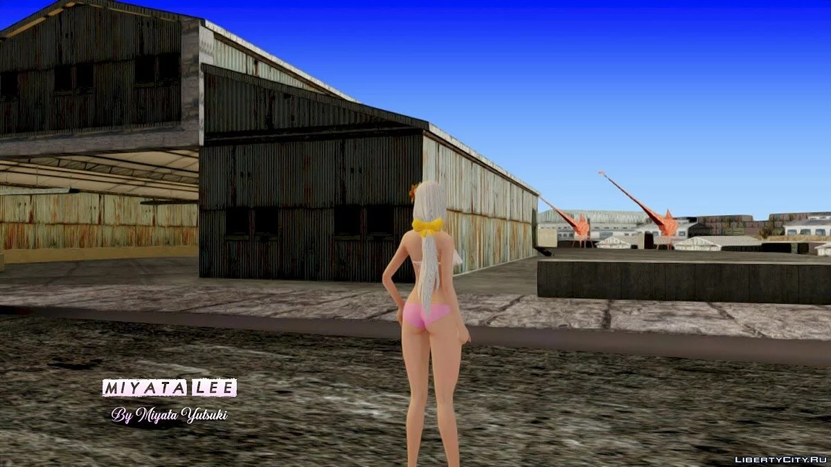Хару в купальнике из игры OverHit / GTA San Andreas