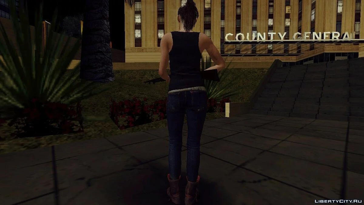 Клэр Рэдфилд в топе из RE 2 remake / GTA San Andreas