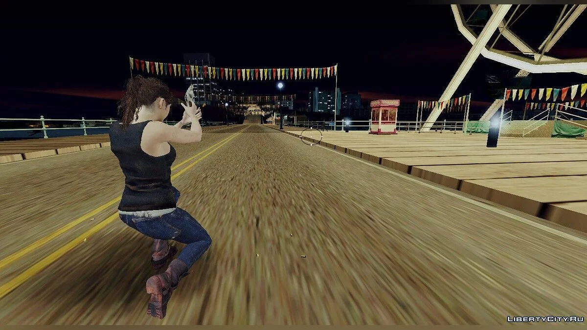 Клэр Рэдфилд в топе из RE 2 remake / GTA San Andreas