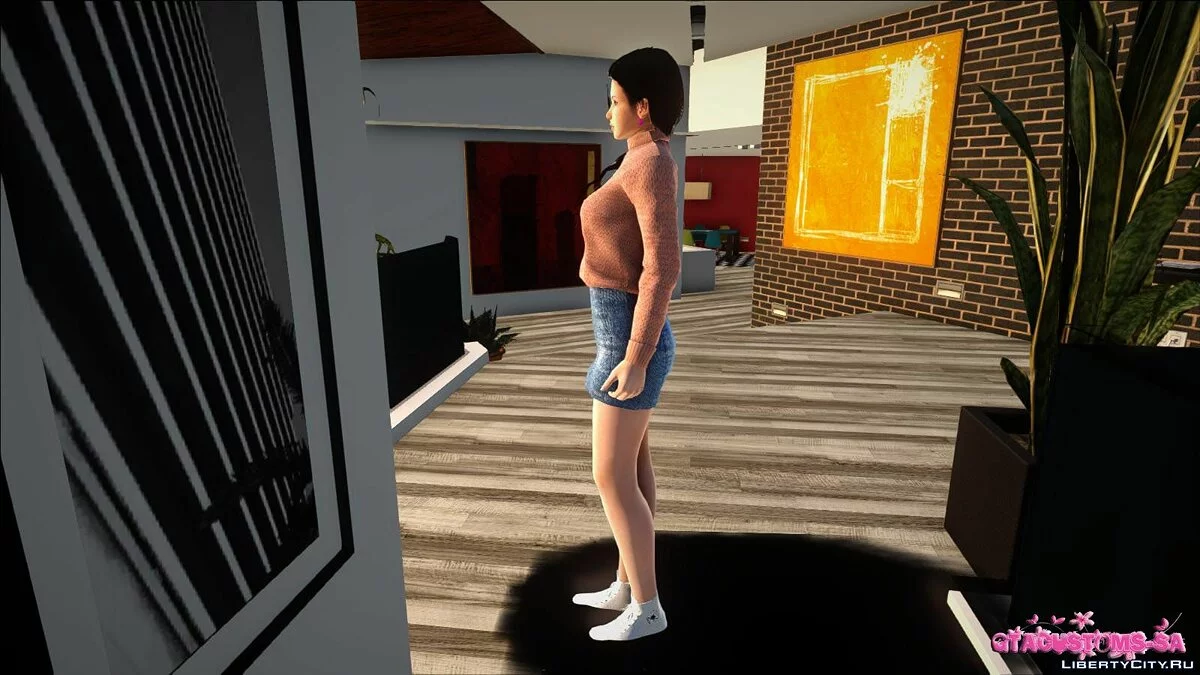 Кокоро в повседневной одежде v8 / GTA San Andreas