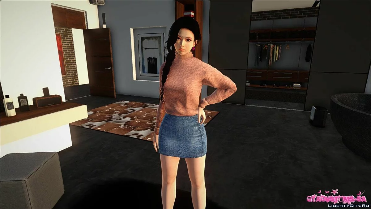 Кокоро в повседневной одежде v8 / GTA San Andreas