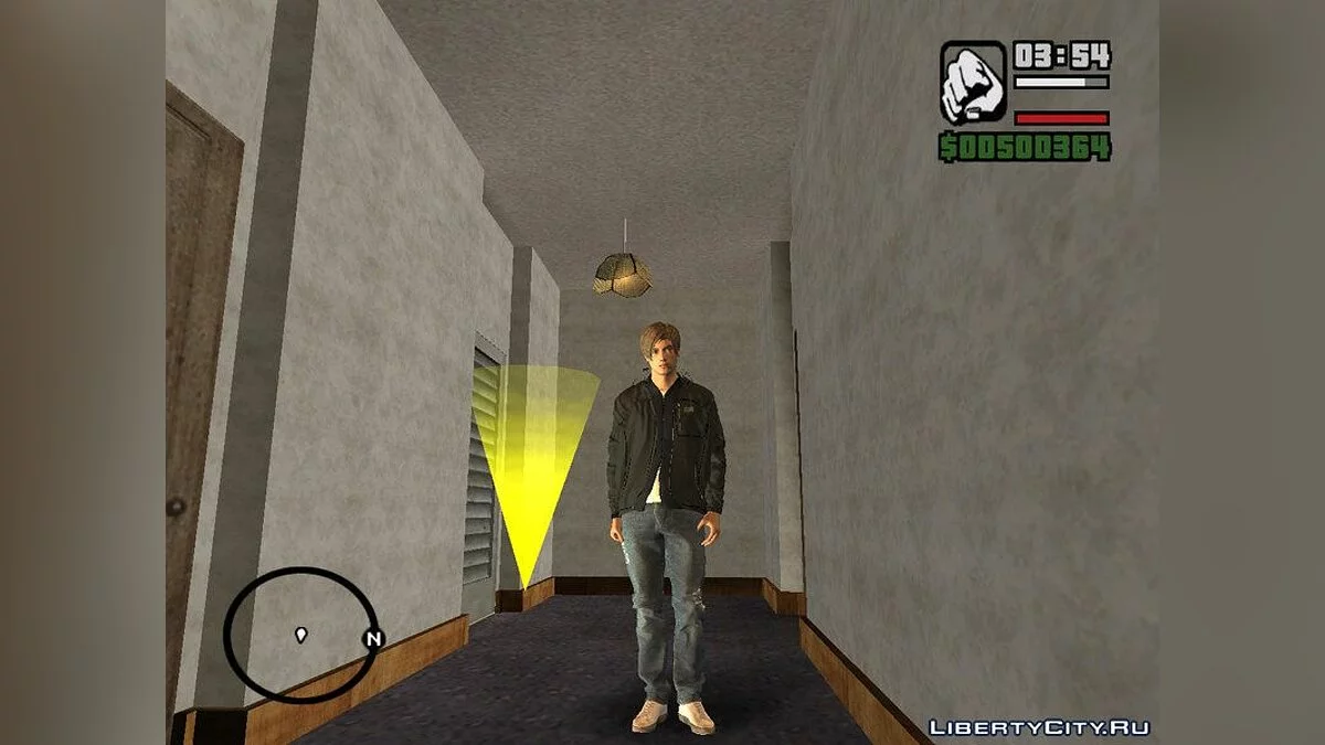 Леон в гражданской одежде из Resident Evil 2 / GTA San Andreas