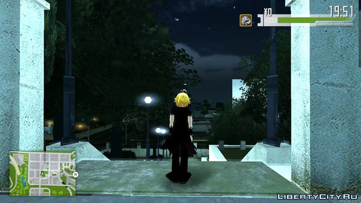 Meliodas Assault Mode из аниме Nanatsu no Taizai / GTA San Andreas