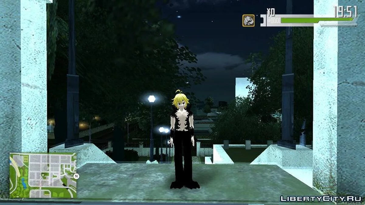 Meliodas Assault Mode из аниме Nanatsu no Taizai / GTA San Andreas
