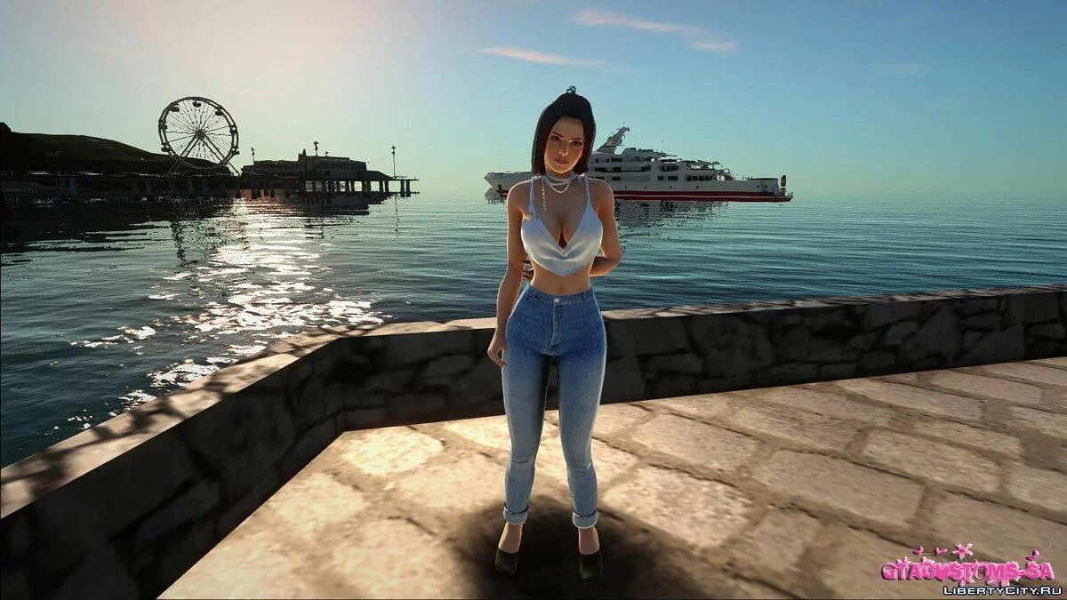 Мила в повседневной одежде v5 / GTA San Andreas