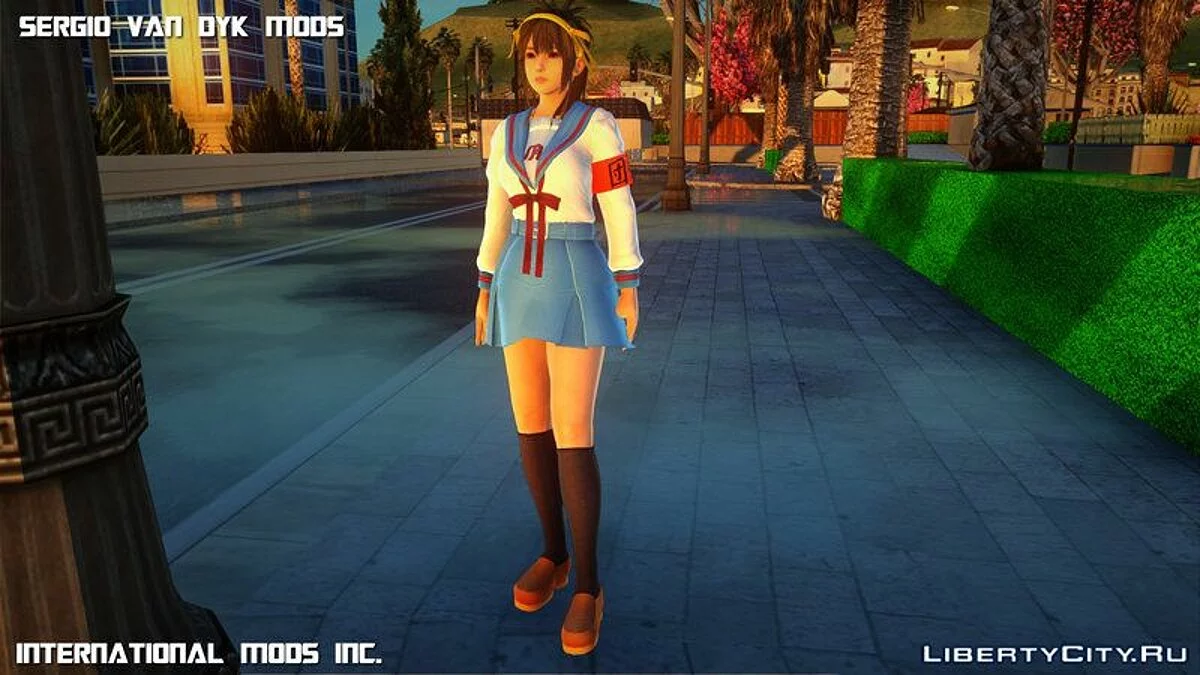 Misaki - North High Sailor Uniform - Suzumiya Haruhi / GTA San Andreas