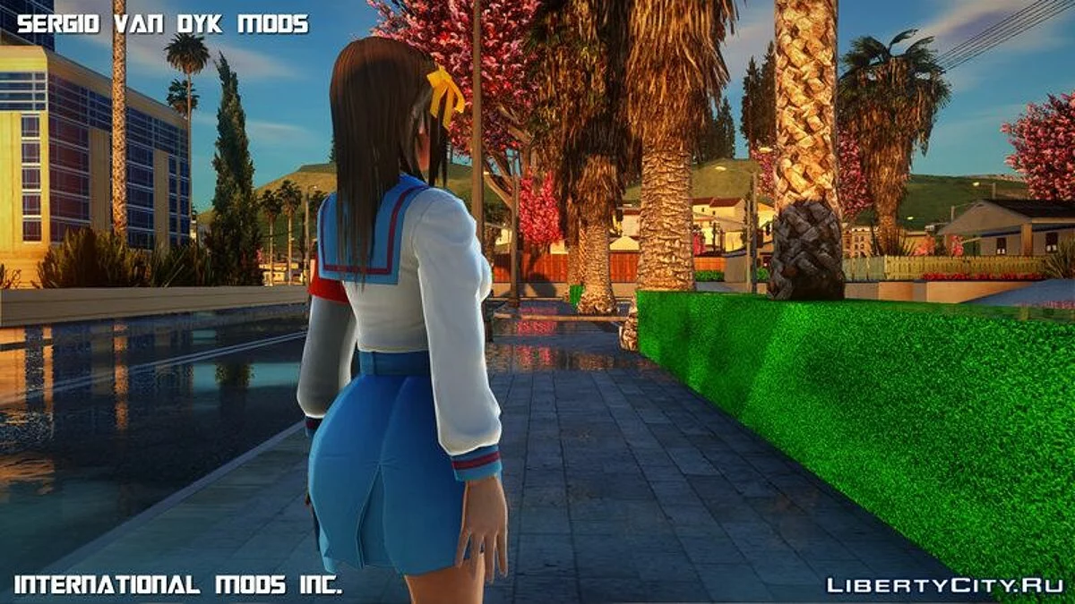 Misaki - North High Sailor Uniform - Suzumiya Haruhi / GTA San Andreas