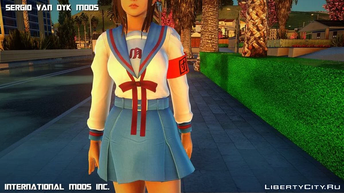 Misaki - North High Sailor Uniform - Suzumiya Haruhi / GTA San Andreas