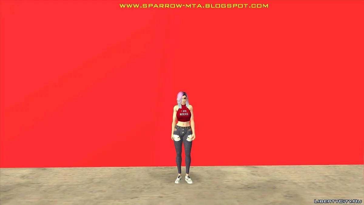 Момиджи в уличном стиле / GTA San Andreas