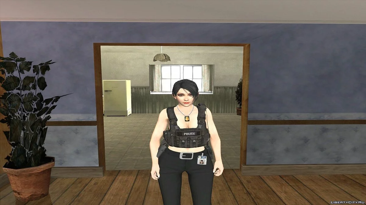 Момидзи в полицейской форме / GTA San Andreas