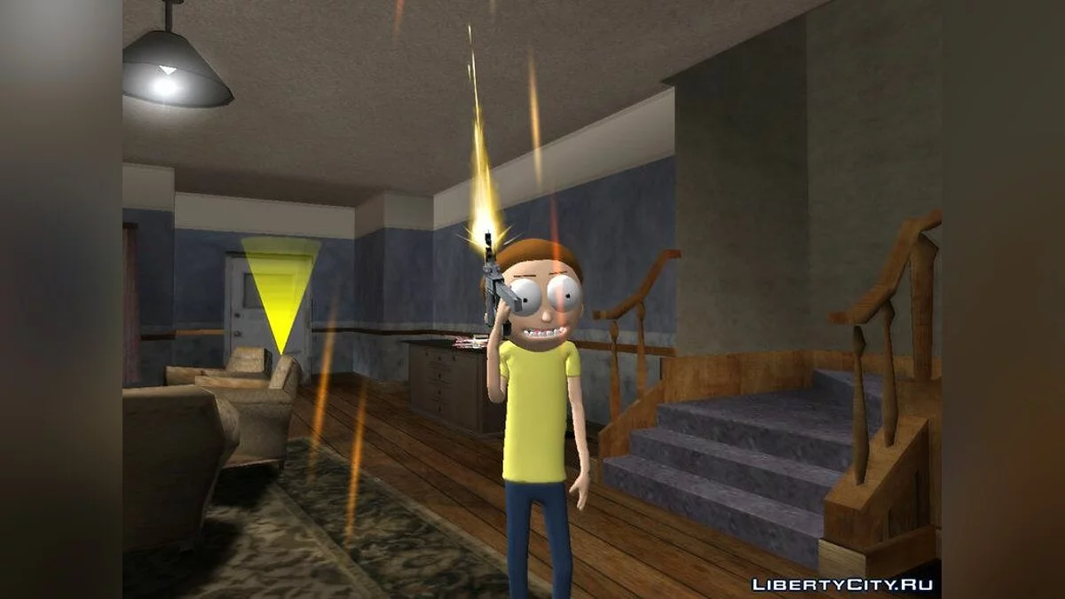 Морти Смит из Rick and Morty: Virtual Rick-ality / GTA San Andreas