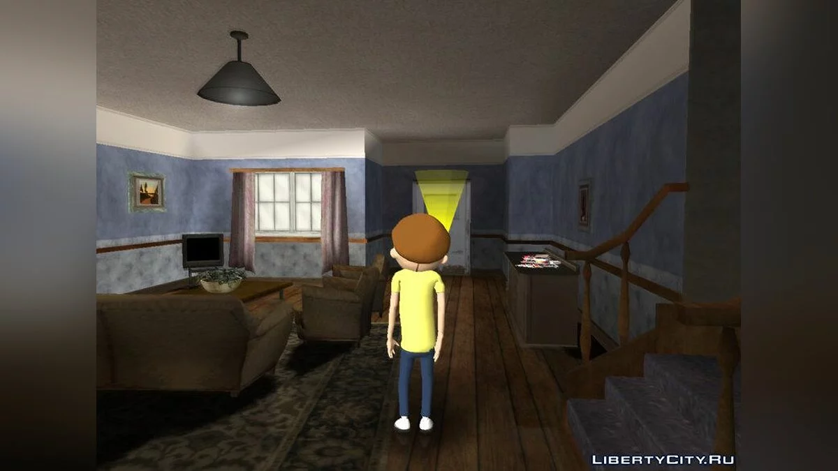 Морти Смит из Rick and Morty: Virtual Rick-ality / GTA San Andreas