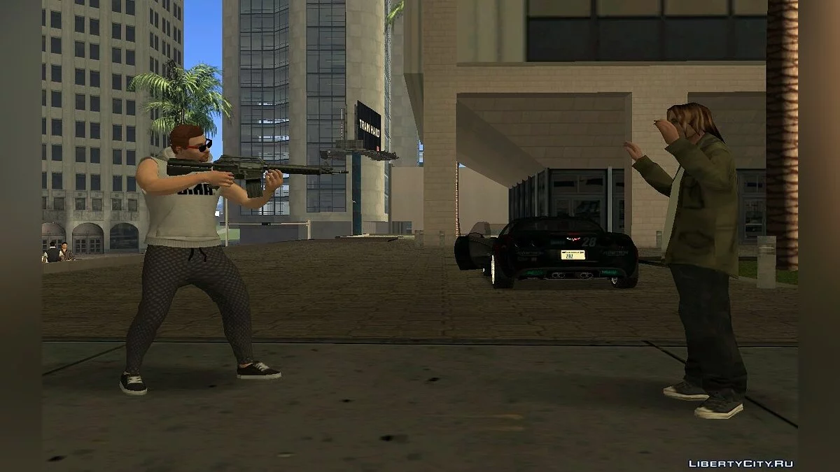 Рандомный мужской скин из GTA Online / GTA San Andreas
