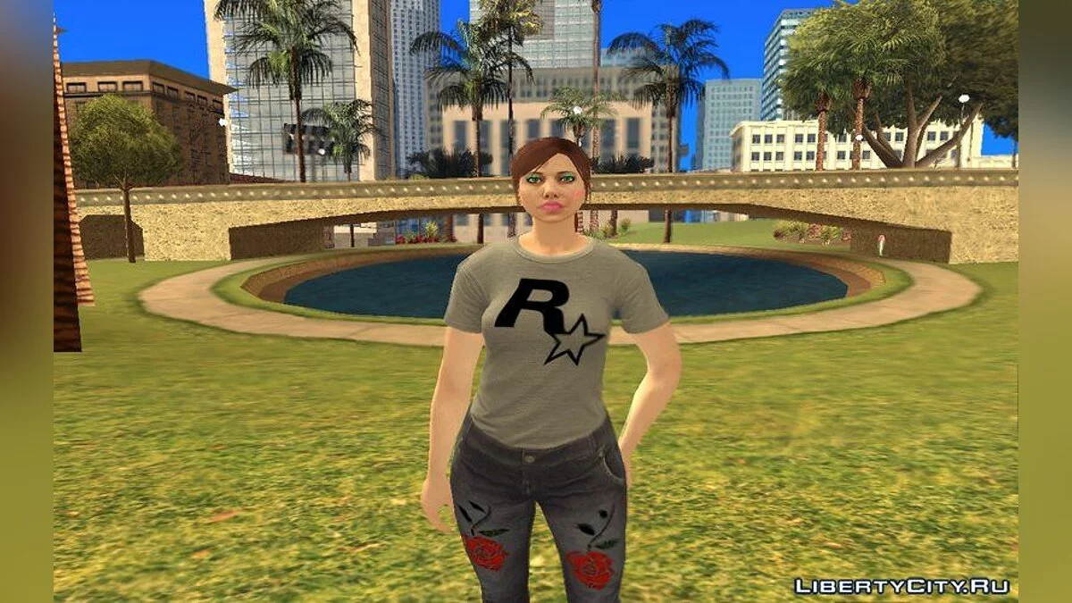 Рандомный женский скин из GTA Online / GTA San Andreas