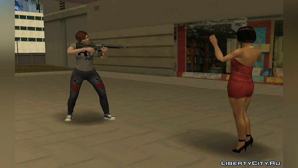 Рандомный женский скин из GTA Online / GTA San Andreas