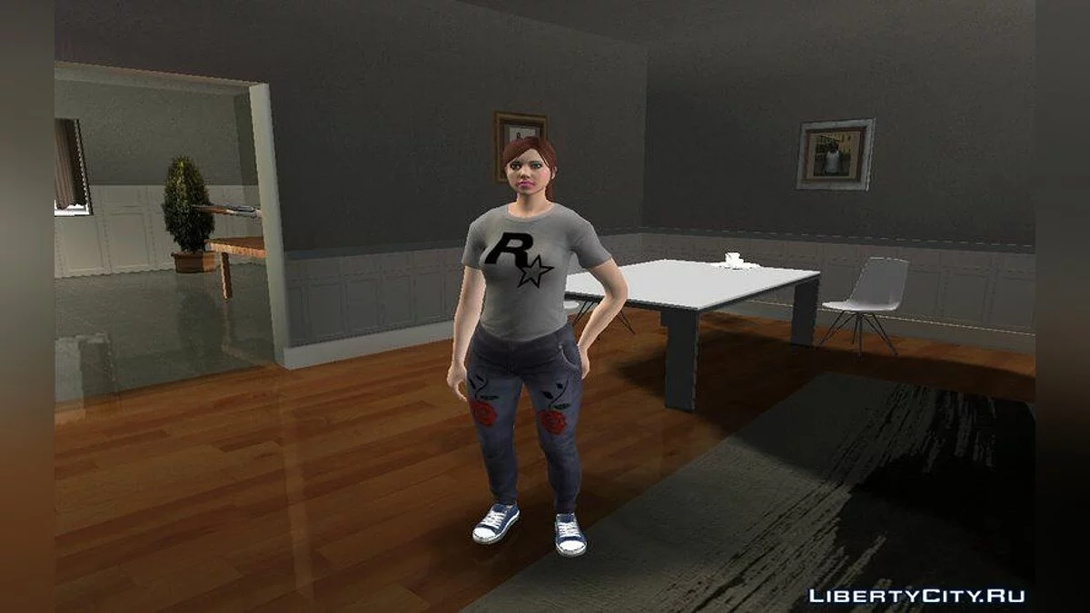 Рандомный женский скин из GTA Online / GTA San Andreas