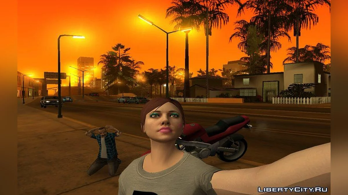 Рандомный женский скин из GTA Online / GTA San Andreas