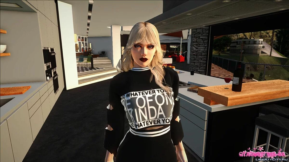 Рейчел в повседневной одежде v6 / GTA San Andreas