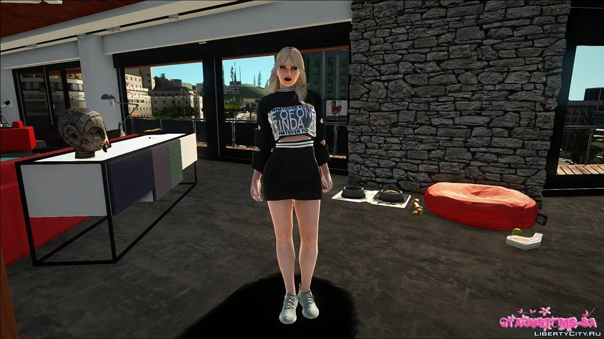 Рейчел в повседневной одежде v6 / GTA San Andreas