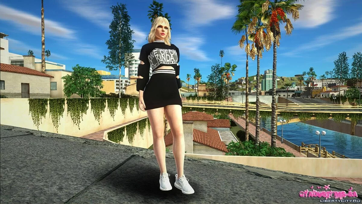 Рейчел в повседневной одежде v6 / GTA San Andreas