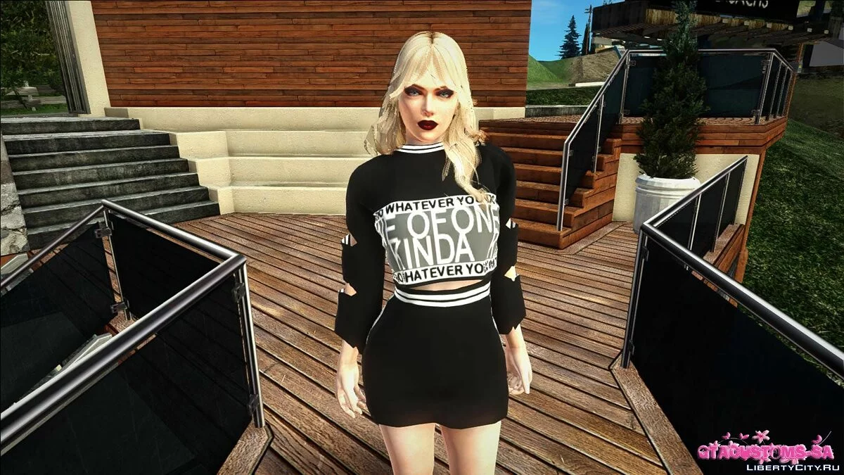 Рейчел в повседневной одежде v6 / GTA San Andreas