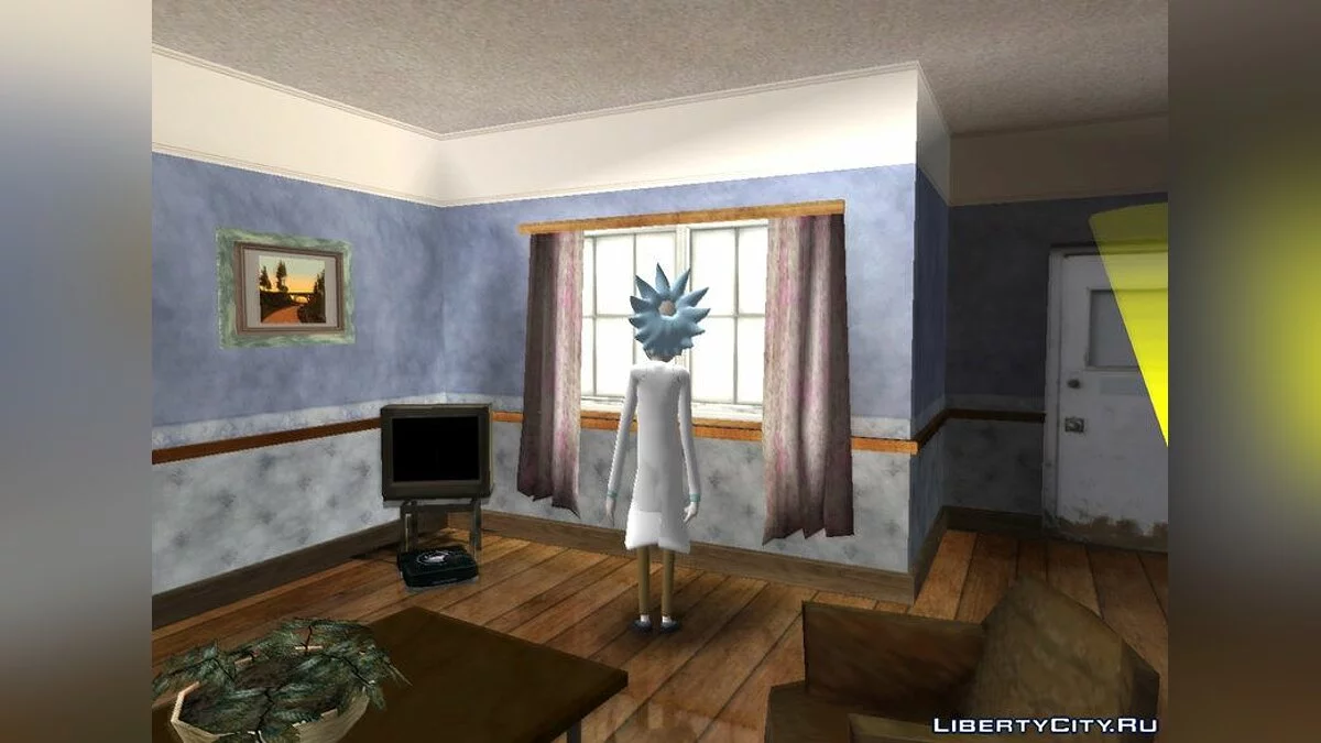 Рик Санчез из Rick and Morty: Virtual Rick-Ality / GTA San Andreas