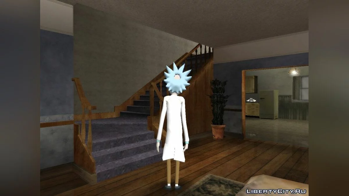 Рик Санчез из Rick and Morty: Virtual Rick-Ality / GTA San Andreas