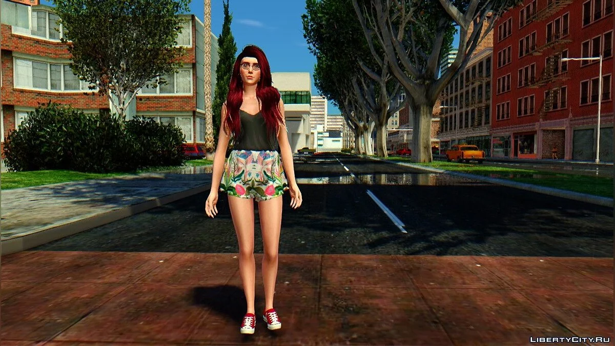 Саманта из Sims 4 / GTA San Andreas
