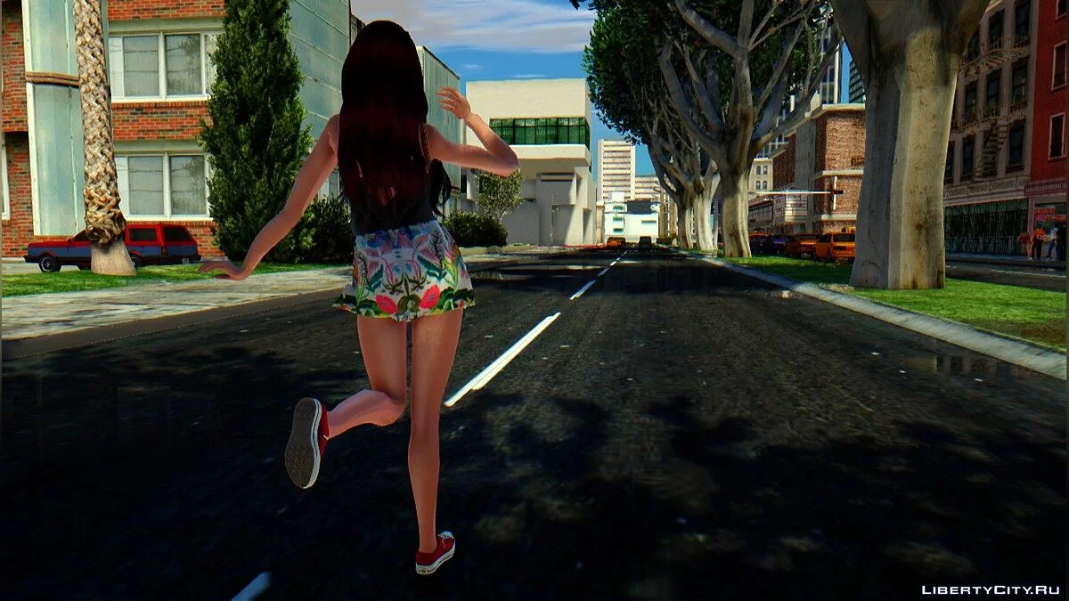 Саманта из Sims 4 / GTA San Andreas