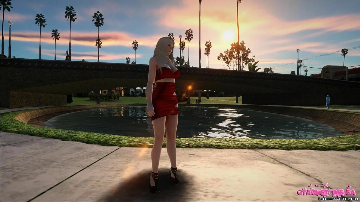 Сара Брайант в повседневной одежде / GTA San Andreas
