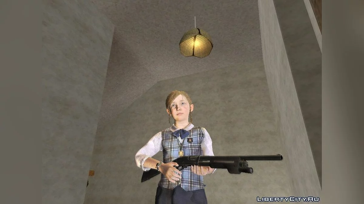 Шерри Биркин из Resident Evil 2 remake / GTA San Andreas