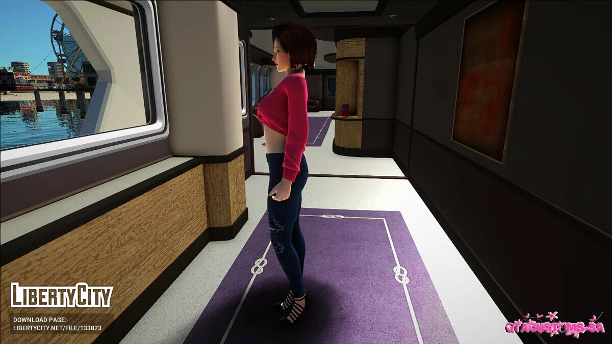 Тина Армстронг в повседневной одежде v5 / GTA San Andreas