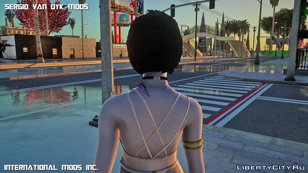 Умершая Кэтрин Уоррен (Ада Вонг) из Resident Evil 2 / GTA San Andreas