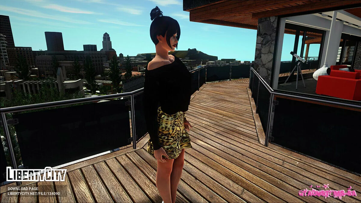 Антонелла в повседневной одежде v2 / GTA San Andreas