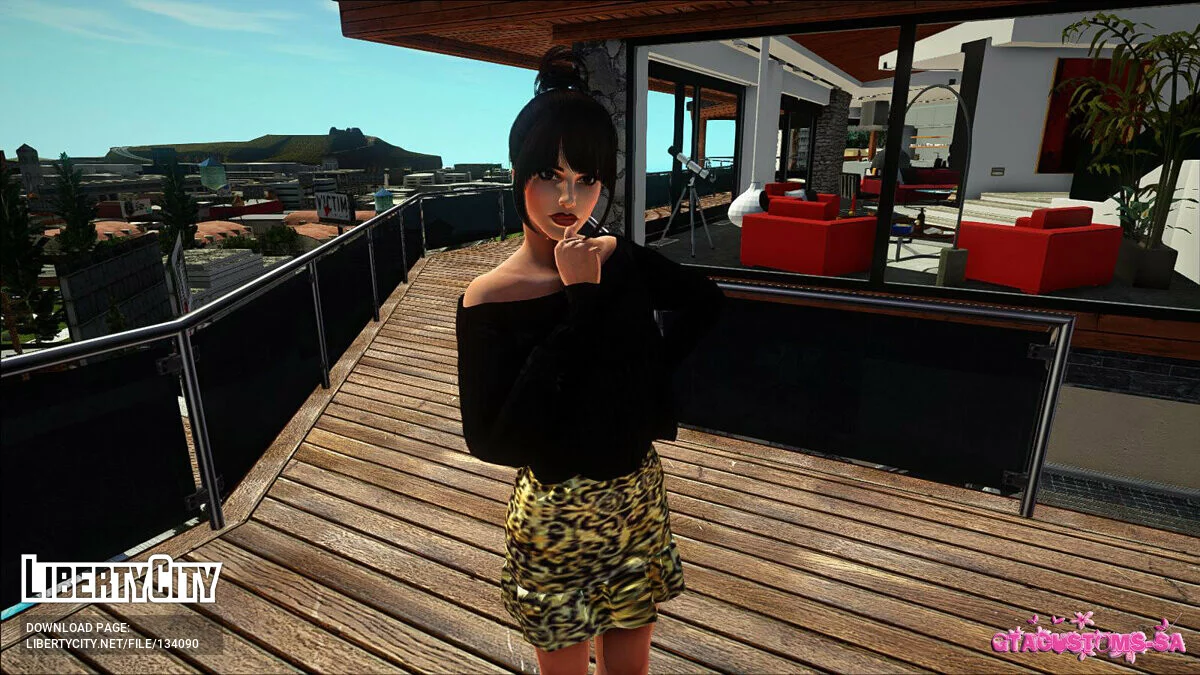 Антонелла в повседневной одежде v2 / GTA San Andreas