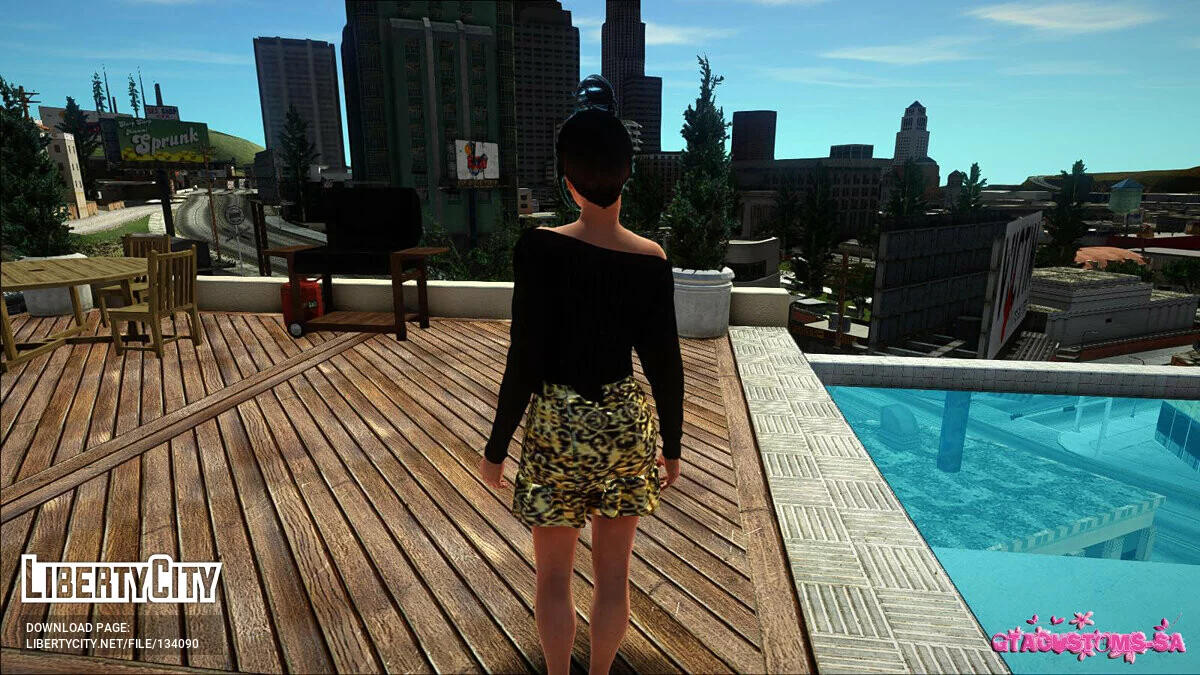 Антонелла в повседневной одежде v2 / GTA San Andreas