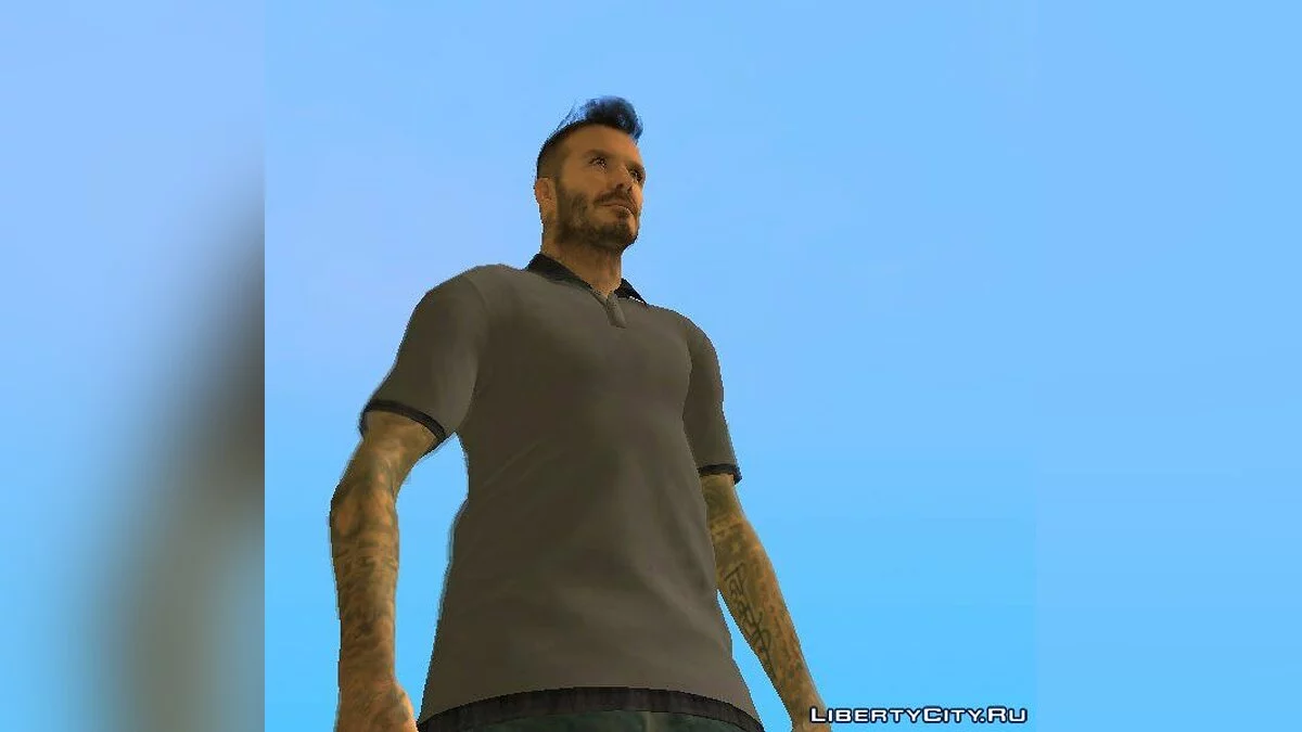 Дэвид Бэкхем из pes 2019 (ПК и андроид) / GTA San Andreas
